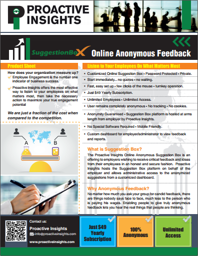 Suggestion Box Survey
